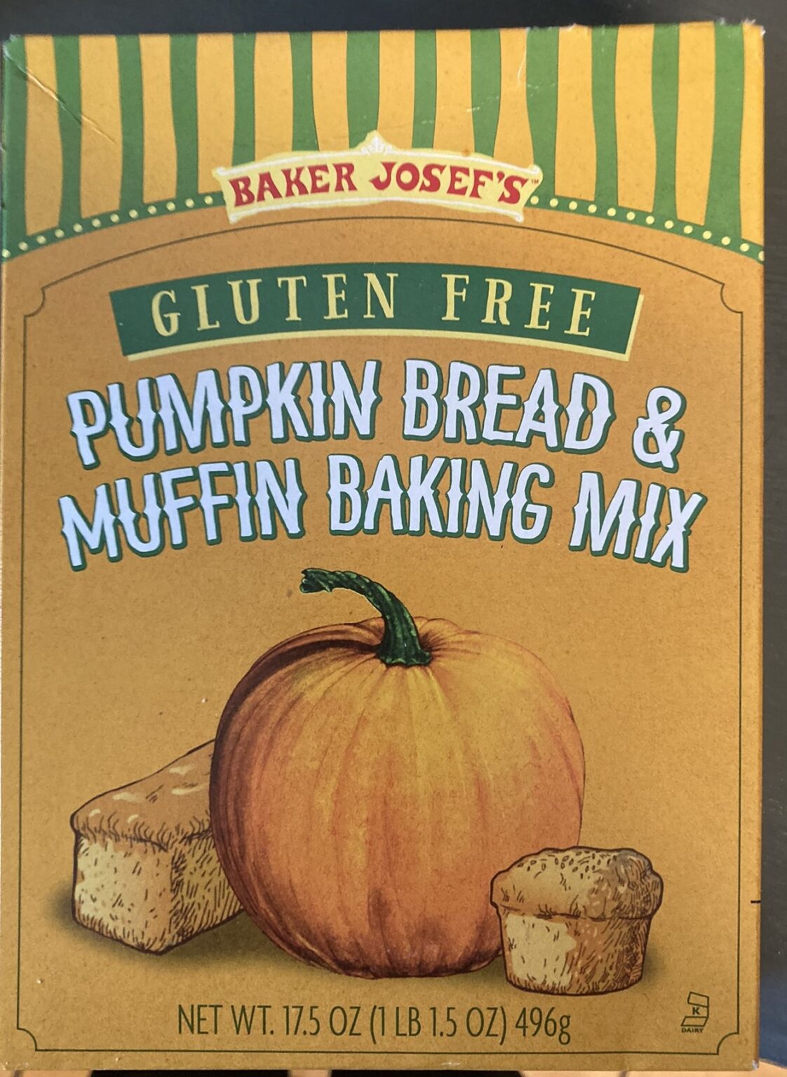 trader joe's gluten free pumpkin bread & muffin baking mix